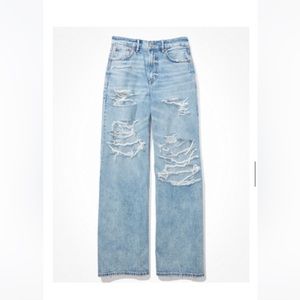 AE dreamy drape ripped jeans